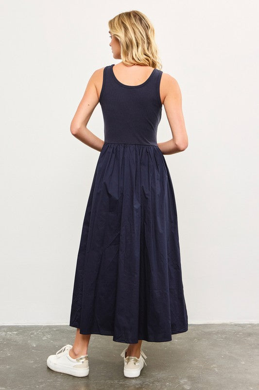 Java Shirred Waist Flare Dress