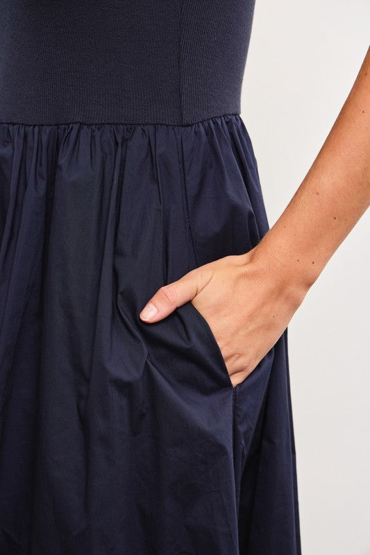 Java Shirred Waist Flare Dress