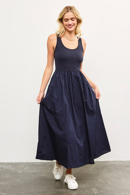 Java Shirred Waist Flare Dress