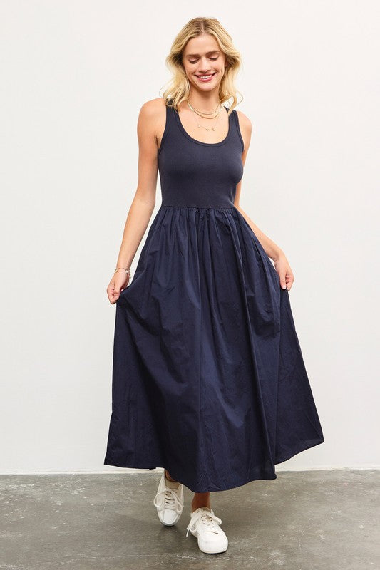 Java Shirred Waist Flare Dress